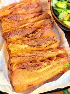 Piept de porc crocant la cuptor