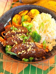 Tempeh cu legume in stil asiatic