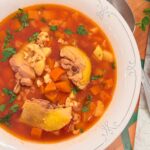 Ciorbă de pui cu legume și tărhană
