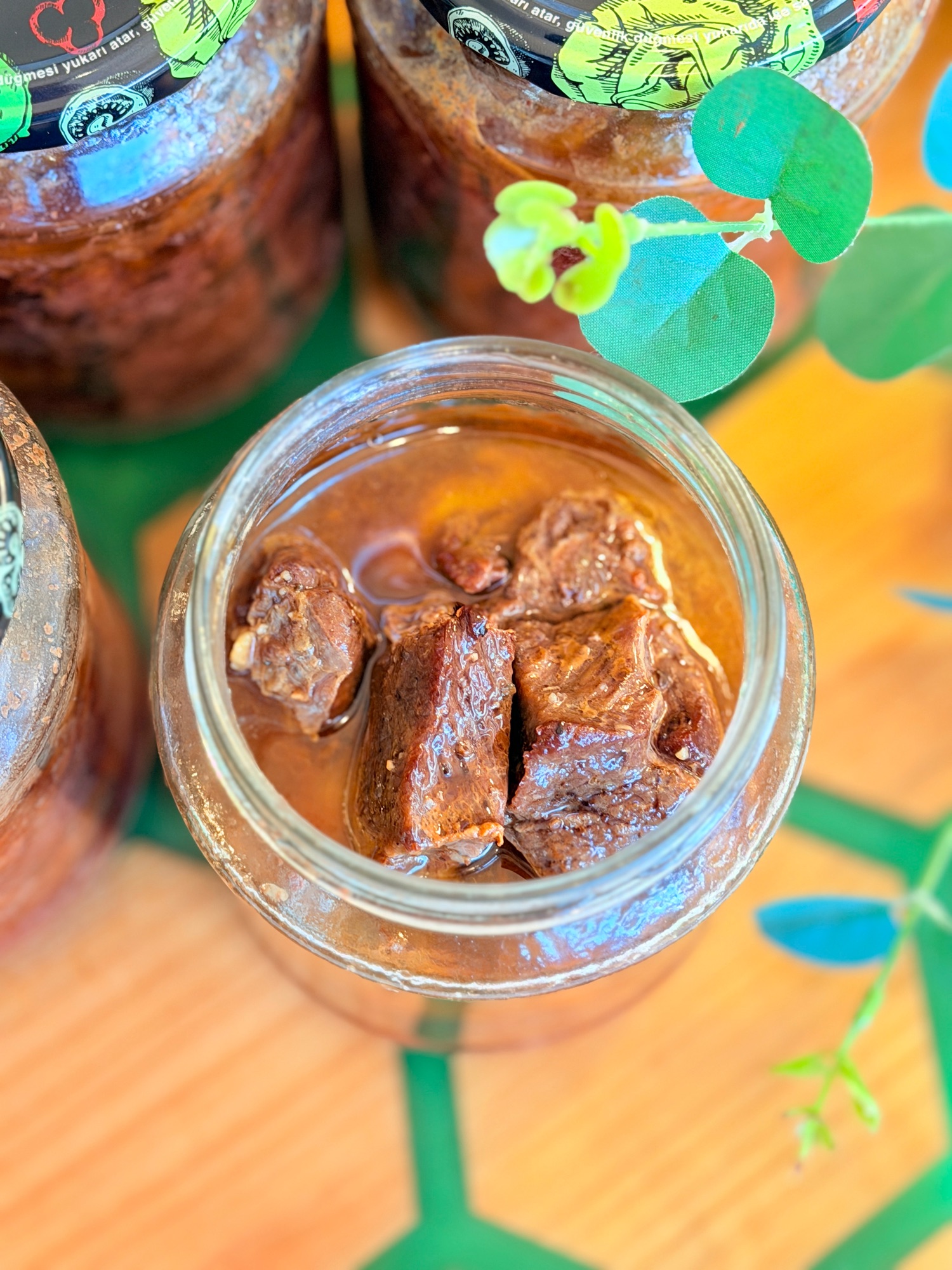 Carne de vită la borcan pentru iarnă