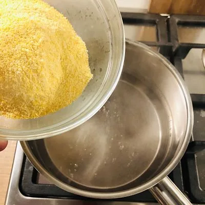Tocăniță de pleurotus cu mămăliguță